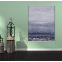 Soyut El Yapımı Yağlı Boya Tablo 85x105cm