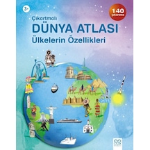 Çıkartmalı Dünya Atlası / Ülkelerin Özellikleri - Zmff-757578 Diğer