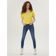LOFT Nicole Skinny Fit Kadın Pantolon Lf2029131 Q1.v1 Denim