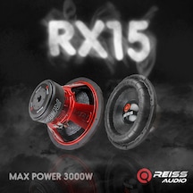 Rs-rx15 38 Cm Subwoofer Max Power 3000w