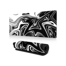 Cbtx 300 X 700 X 3mm Soyut Sıvı Desenli Mouse Pad Kaymaz Kauçuk Mouse Pad - Stil J