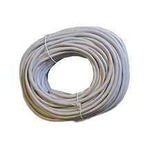Cat6 Ethernet Kablosu 30 Metre Utp Rj45 Patch İnternet Bilgisayar Modem Bağlantı Kablosu Beyaz