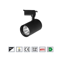Noas 30w 6500k Beyaz Işık Siyah Paris Led Ray Spot Yl29 3101 Siyah