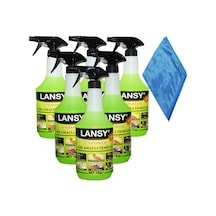 Lansy Unipower Çok Amaçlı Temizlik 6 x 1 KG + Mikrofiber Bez 40 x 40 CM