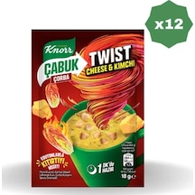 Knorr Çabuk Çorba Twist Cheese Kimchi - 12 Adet