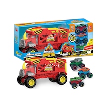 Toysan Sq80992-1 Taşıyıcı Araba Seti 3 Metal Arabalı