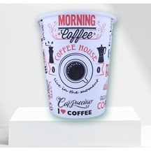 The King Paper Beyoğulları 8 Oz Yazı Desenli Karton Bardak