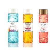 Akçay Cherry Flower + İstanbul + Musk Amber Kolonya 3 x 400 ML