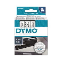 Dymo D1 Beyaz/Siyah Yedek Şerit 9Mm X 7Mt 40913