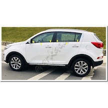 Woc Chrome Kia Sportage Krom Cam Çıtası 2010-2015 4 Parça Paslanm