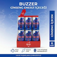 Buzzer Ginseng Enerji Içeceği +18 - 6'lı Avantaj Set