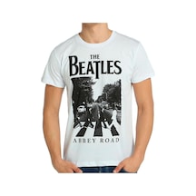 Bant Giyim - Beatles Beyaz Erkek T-Shirt Tişört