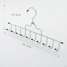 Bej Kemer Askısı Organizatör Eşarp Organizatörleri Dolap Organizasyon Askıları Depolama Rafı Yerden Tasarruf Bej