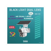 -x22 4g Dual Lens Black Light Esim Solar Kamera