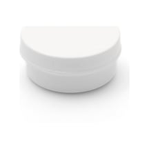 20ml Beyaz Pomat Krem Kutusu, 12 Adet, Krem Kavanozu, Plastik Kavanoz, Pomat Kavanozu, Merhem Kavanozu