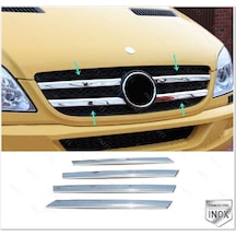 Mercedes Sprinter W906 Krom Ön Panjur 4 Prç. 2006-2013 P.Çelik