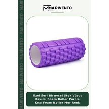 Özel Seri Bireysel Stok Vücut Bakımı Foam Roller Purple Kısa Foam Roller Mor Renk