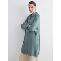 Lcw Grace Yeşil Regular Fit Kadın Gömlek Tunik