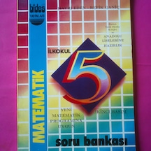 5.Sınıf Matematik Soru Bankası 1992 Yılı Basım Bides Yayınları