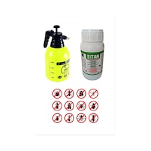 Bahçe İlaçlama Seti/uçan Yürüyen Tüm Haşerelerde Etkili/titan Ec 250ml/2lt İlaçlama Pompası