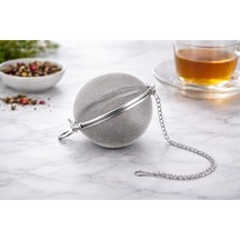 Paslanmaz Çelik Top Çay Süzgeci Bitki Çayı Ve Yeşil Çay İçin İnce Gözenekli Metal Çay Filtresi Pas Diğer