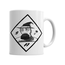 Gas Mask Hermetic Kupa Bardak Porselen Karışık