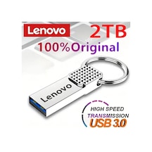Lenovo Usb 2tb 512gb Usb Flash Sürücü Metal Usb 3.0 Kalem Sürücü Anahtarı 1tb 1tb Silver