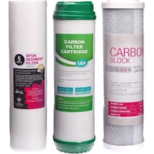 Moleküler Su Arıtma Cihazı 3 Lü Set Filtre