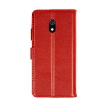 Xiaomi Redmi A8 Trend S Plus Kapaklı Kılıf - Kırmızı