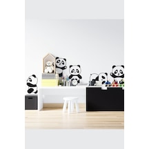 Haylaz Pandalar Duvar Sticker Seti Sm0
