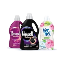 Sıvı Çamaşır Deterjanı 2x3l 95 Yıkama Siyah+çiçek Cazibesi+vernel Max 1440ml Şakayık