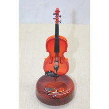 Keman Müzik Kutusu Çok Renkli