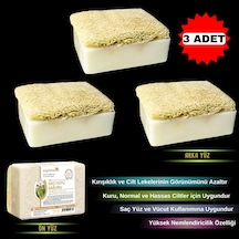 Organicsun Doğal Kabak Lifli Keçi Sütü Sabunu 3 x 120 G