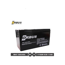 Orbus 6 Volt 7 Amper Bakımsız Kuru Akü 6v 7ah N11.11905