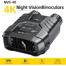 Fnirsi Nvs-40 4k Hd Gece Görüşlü Dürbün Kızılötesi 6x Dijital Zoom
