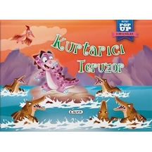 Kurtarıcı Teruzor - Mini Pop-Up Dinozorlar- Çiçek Yayıncılık