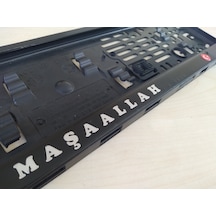 Plakalık Plastik Maşaallah 2adet Metalik Yazı Plaka Altlığı