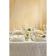 Emsan Fine Bone Fiore Gold 61 Parça 12 Kişilik Yemek Takımı
