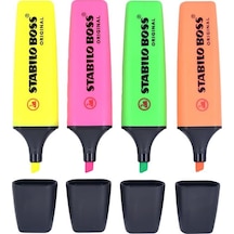 Stabilo Fosforlu Kalem Boss Orijinal 4 Lü Set Diğer