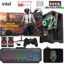 Xaser XSR972 i7 4770 16 GB 512 GB SSD 4 GB RX550 23.8" Free Dos Masaüstü Oyuncu Bilgisayarı