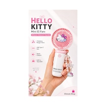 Hello Kitty Mini El Fanı Taşınabilir Usb Şarjlı Sessiz Masa Ve El Tipi Vantilatör Pembe - 892975336