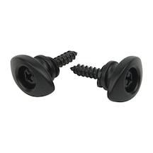 Planet Waves Pweep102 Elliptical End Pins Bk - Siyah Askı Pin