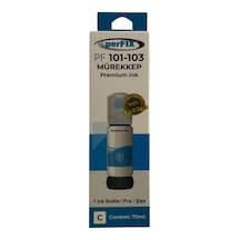 Perfıx Pf T103c Mavi Şişeli Mürekkep 70 Ml