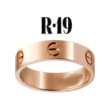 X-Lady Accessories Düz Yüzük Rose Renk 19  Numara Çok Renkli