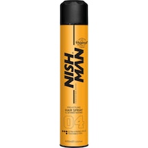 Nish Man 04 Ekstra Güçlü Tutuş Saç Spreyi 400 ML