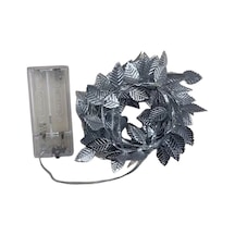 3 Metre Yaldızlı Gümüş Led Işık Renkli