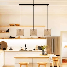 Homing Loft 3'lü Hazeran Rattan Sarkıt Ayd-3330 Bej