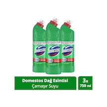 Domestos Çamaşır Suyu Dağ Esintisi 750 Ml X3 Adet 3'lü Set