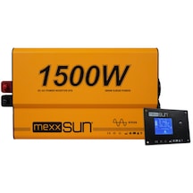 Mexxsun 12v Volt - 1500w Watt Ats Ups Şarjlı Tam Sinüs İnverter Ekranlı