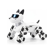 Uzaktan Kumandalı Akıllı Robot Köpek/kedi - 2.4g Sesli Ve Işıklı Hareketli Robot Sh59964